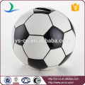 Lovely ceramic money box, football shape money box